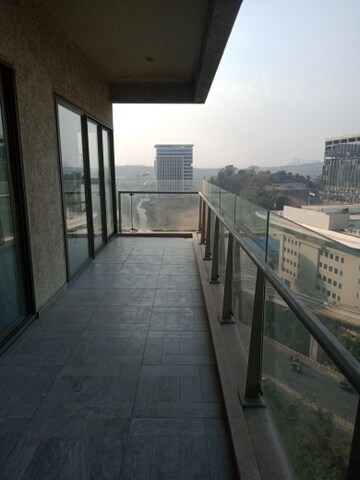 Balcony in 4 BHK Apartment at LnT Elixir Reserve, Powai – for Rent