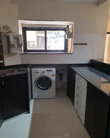 Kitchen in 1 BHK Builder Floor at Vile Parle West – for Rent