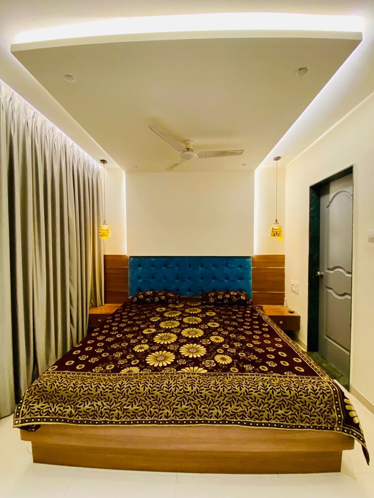 Master Bedroom, anjani-amores 3 Bedroom 1500 Sq.Ft. Apartment In Kondhwa Budruk Pune 8888219