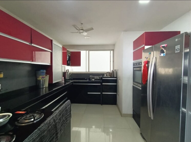 Kitchen, marvel-albero 5 Bedroom 4800 Sq.Ft. Penthouse In Kondhwa Pune 8888228