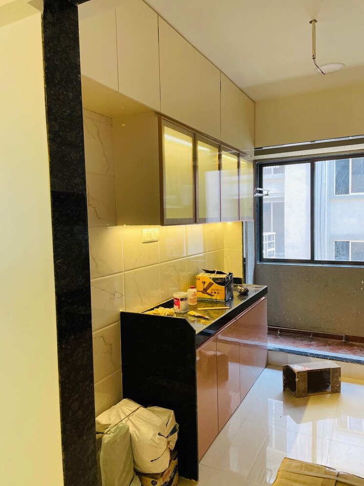 Kitchen, kt-sai-view 1 Bedroom 520 Sq.Ft. Apartment In Khanda Colony Navi Mumbai 8888231