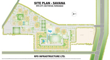 Master Plan in 2 BHK Apartment at RPS Savana, Sector 88 – for Rent