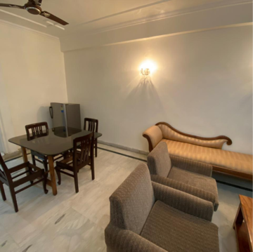 Living Room in 2 BHK Builder Floor at Malviya Nagar – for Rent