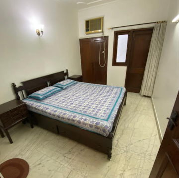 Bedroom in 2 BHK Builder Floor at Malviya Nagar – for Rent