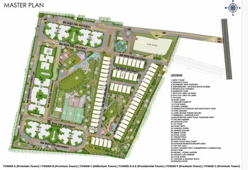 Master Plan in 3 BHK Apartment at Disha Pursuit Of The Elements, Thippasandra – for Sale