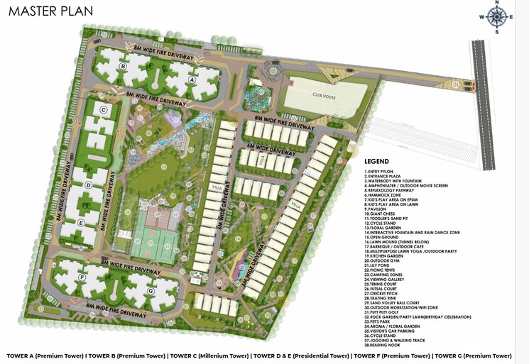 Master Plan, disha-pursuit-of-the-elements 3 Bedroom 1413 Sq.Ft. Apartment In Thippasandra Bangalore 8888382