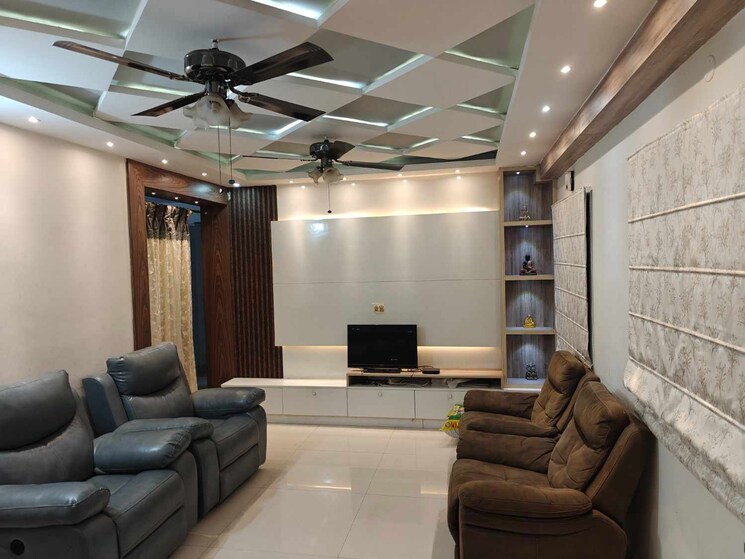 Living Room, sunshine-s-ecopolis 3 Bedroom 1600 Sq.Ft. Apartment In Kokapet Hyderabad 8888378