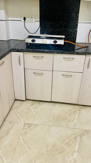 Kitchen in 2 BHK Builder Floor at Palm Residency Chhatarpur, Chattarpur – for Rent