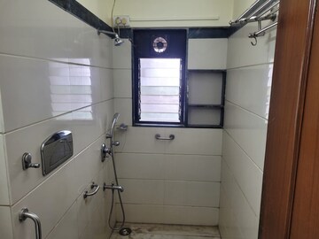 Bathroom in 3 BHK Apartment at Vanamali CHS, Chembur – for Rent