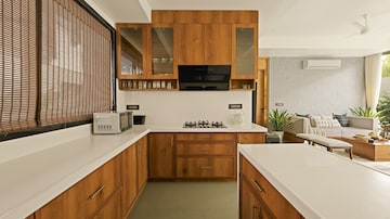 Kitchen in 3 BHK Apartment at Concret Sai Saakshaat, Kharghar – for Rent