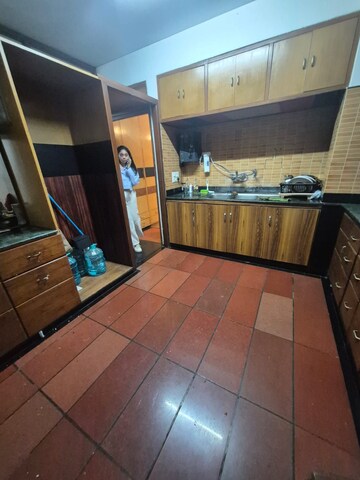Kitchen in 3 BHK Builder Floor at Shivalik Colony – for Rent