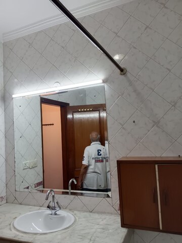 Bathroom in 2 BHK Builder Floor at East Of Kailash – for Rent
