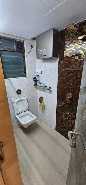 Bathroom in 2 BHK Apartment at Kabra Paradise, Andheri West – for Rent