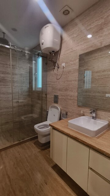 Attached Bathroom in 4 BHK Builder Floor at Green Park Extension – for Rent