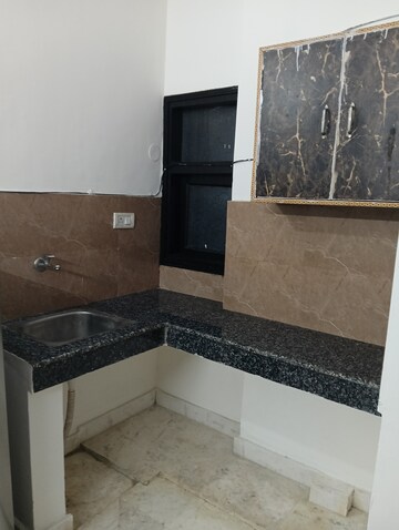 Kitchen in 1 RK Builder Floor at RWA Qutab Enclave, Katwaria Sarai – for Rent
