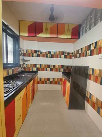 Kitchen in 3 BHK Apartment at Mat Cornel Heights, Ic Colony – for Rent