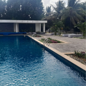Swimming Pool in 4 BHK Villa at Fortius Under The Sun, Sanne Amanikere – for Sale