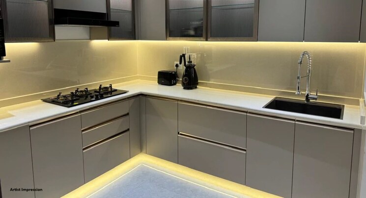 Kitchen, rwa-apartments-sector-41 3 Bedroom 2500 Sq.Ft. Builder Floor In Sector 41 Noida 8888863