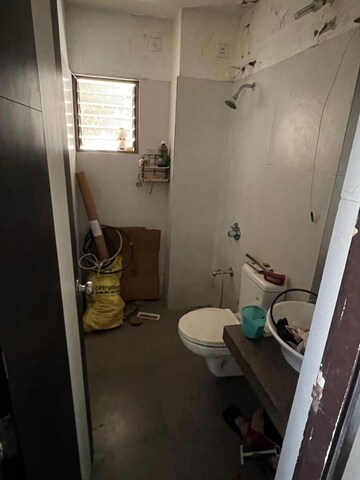 Bathroom in 3 BHK Apartment at Binori Solitaire, Bopal – for Rent