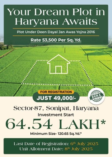  Plot – Exterior View View at Murthal - for Sale