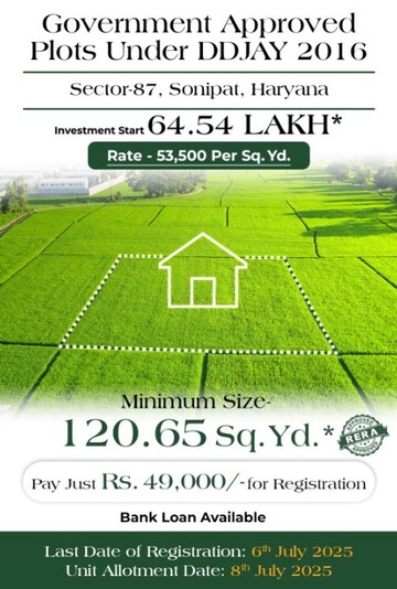  Plot – Exterior View View at Murthal - for Sale