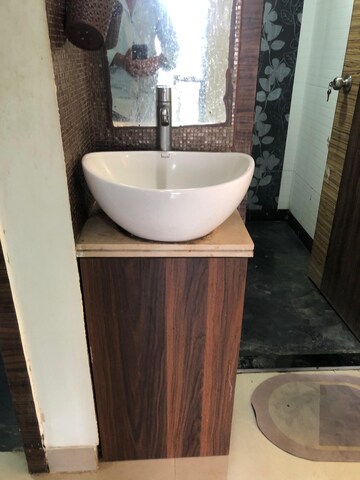 Bathroom in 1 BHK Apartment at Tharwani Krupa, Kamothe – for Rent