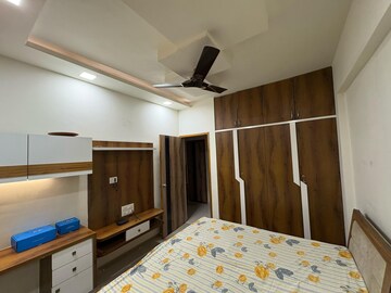 Bedroom in 3 BHK Apartment at Vishwanath Ishaan 3, Prahlad Nagar – for Rent