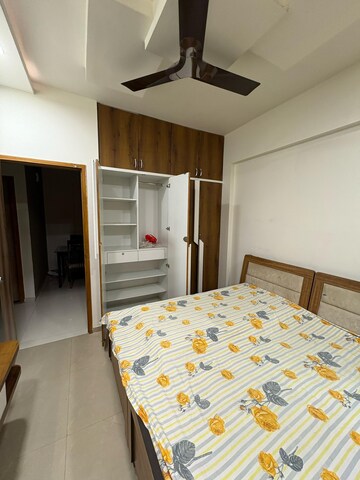 Bedroom in 3 BHK Apartment at Vishwanath Ishaan 3, Prahlad Nagar – for Rent