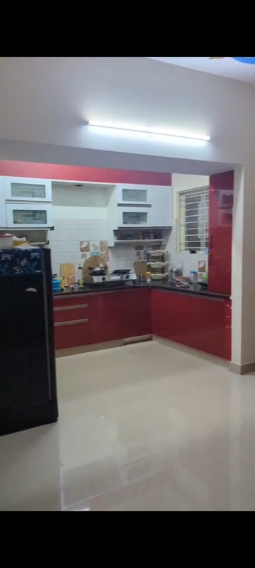 Kitchen in 3 BHK Apartment at SJR Residency, Panathur – for Rent