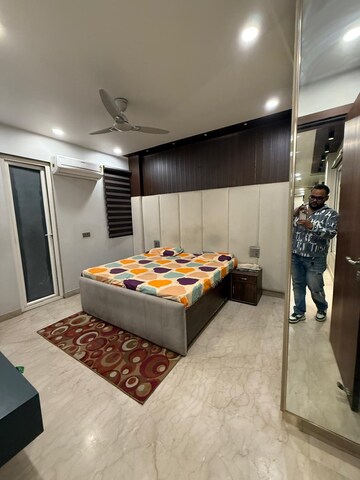Bedroom in 3 BHK Builder Floor at Meenakshi Garden – for Sale