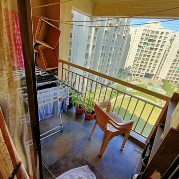 Balcony in 3 BHK Apartment at Makarba – for Rent