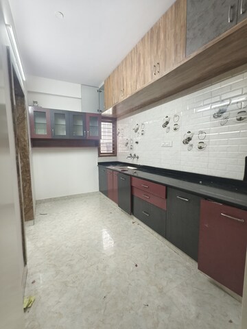 Kitchen in 1 BHK Builder Floor at Iti Layout – for Rent
