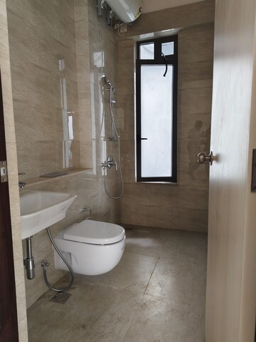 Bathroom in 2 BHK Apartment at Adani Ten BKC, Bandra East – for Rent