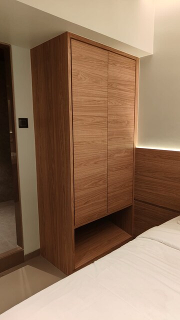 Bathroom in 3 BHK Apartment at LnT Crescent Bay T3, Parel – for Rent