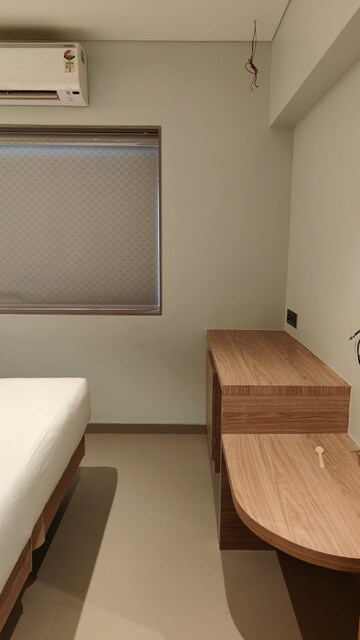 Bathroom in 3 BHK Apartment at LnT Crescent Bay T3, Parel – for Rent