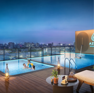 Swimming Pool in 1 BHK Apartment at Ornate Serenity, Tivri – for Sale