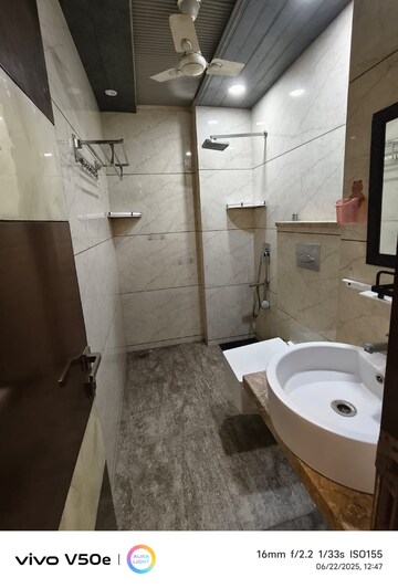 Bathroom in 3 BHK Builder Floor at Rajouri Garden – for Rent