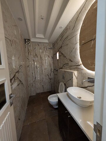 Bathroom in 3 BHK Builder Floor at Rajouri Garden – for Rent