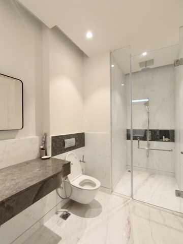 Bathroom in 2 BHK Apartment at Bhartiya Leela Residences, Thanisandra Main Road – for Sale