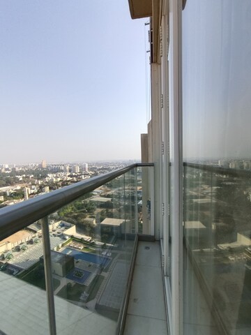 Balcony in 2 BHK Apartment at Bhartiya Leela Residences, Thanisandra Main Road – for Sale