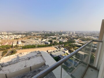Balcony in 2 BHK Apartment at Bhartiya Leela Residences, Thanisandra Main Road – for Sale