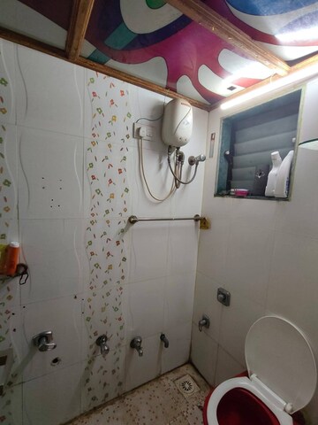 Bathroom in 2 BHK Apartment at Dindoshi Mahad Complex, Goregaon East – for Rent