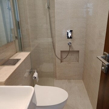 Bathroom in 1 BHK Apartment at Hiranandani Regent Hill, Powai – for Rent