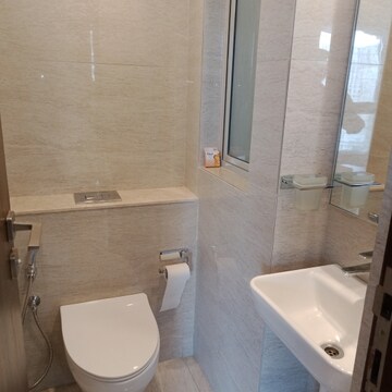 Bathroom in 1 BHK Apartment at Hiranandani Regent Hill, Powai – for Rent