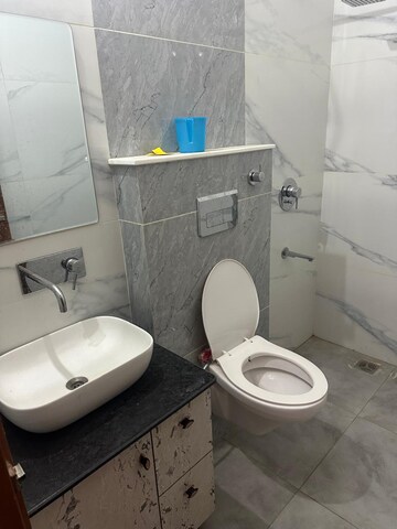 Bathroom in 3 BHK Builder Floor at Aerocity – for Rent