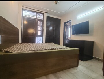 Living Room in 2.5 BHK Apartment at Boutique Residential Apartments C-220, Malviya Nagar – for Rent