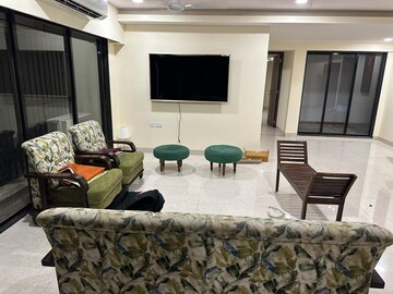 Living Room in 4 BHK Apartment at Shagoofa CHS, Nerul – for Rent
