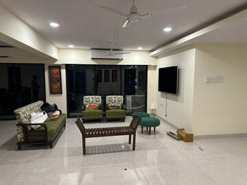Living Room in 4 BHK Apartment at Shagoofa CHS, Nerul – for Rent