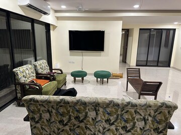 Living Room in 4 BHK Apartment at Shagoofa CHS, Nerul – for Rent