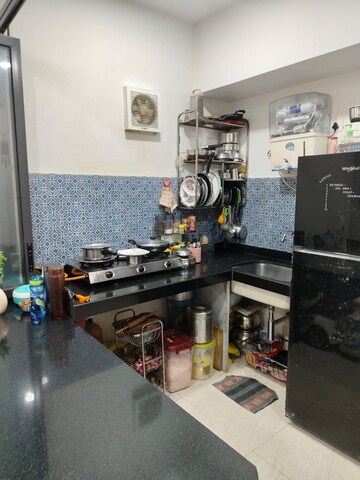 Kitchen in 1 BHK Apartment at Lodha Crown Quality Homes, Majiwada – for Sale